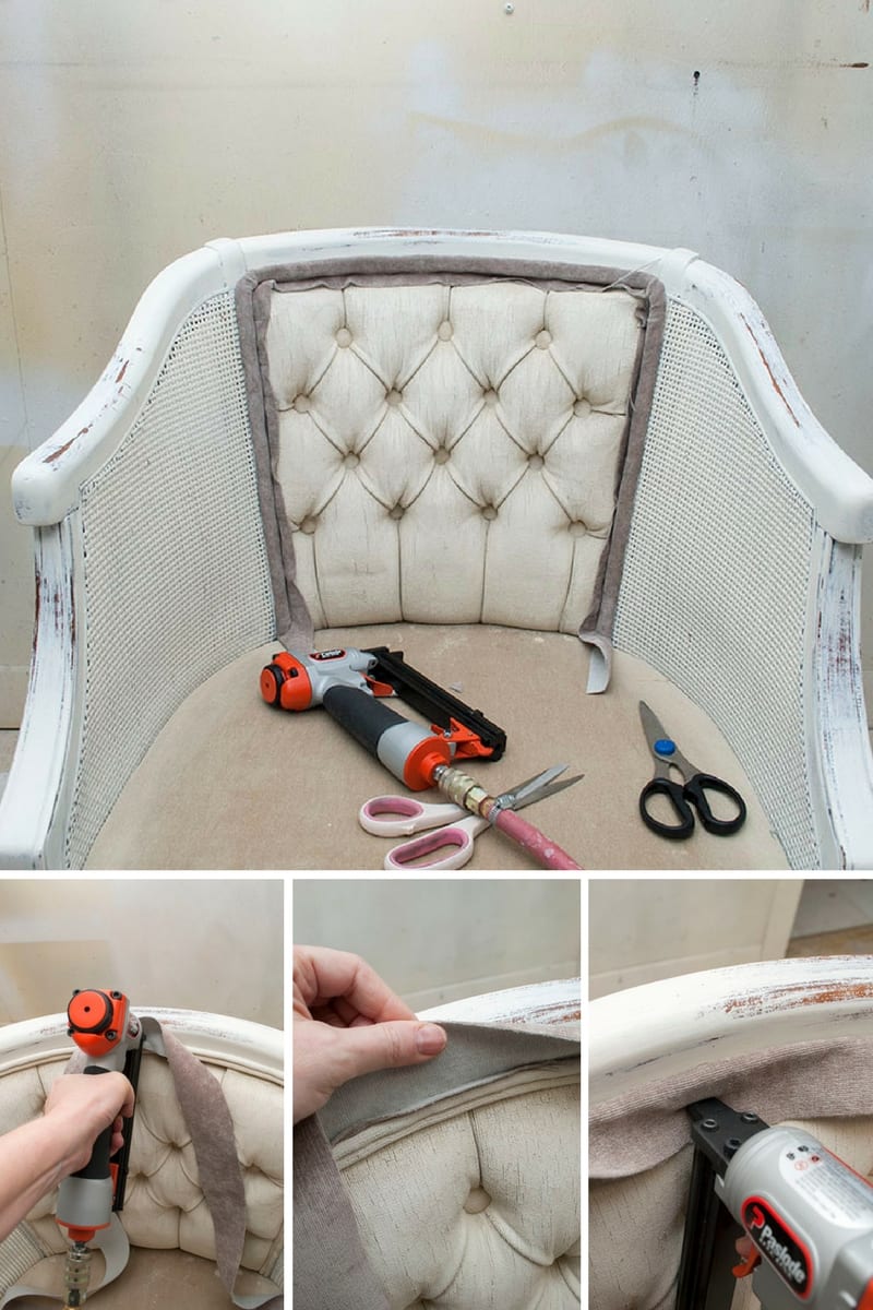 DIY Chair Upholstery ~ 7 Shortcuts & Tips - Salvaged Inspirations